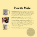 How its made - the design process, production time, custom orders accepted